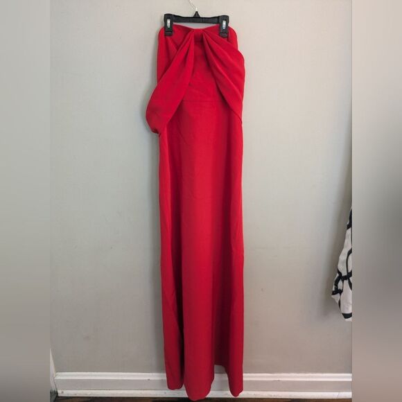 Sachin & Babi Julia Red Gown Size 4 NWT - Picture 4 of 8